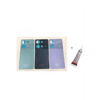 REDMİ NOTE 13 PRO 4G Uyumlu Arka Batarya Pil Kapağı SİYAH