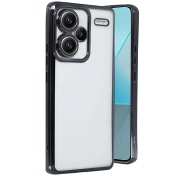 Xiaomi Redmi Note 13 Pro Plus Kılıf Lensli Silikon - Siyah