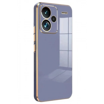 Xiaomi Redmi Note 13 Pro Plus Kılıf Volet Silikon - Mavi