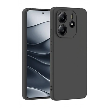 Xiaomi Redmi Note 14 4G Kılıf First Silikon - Siyah