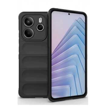 Xiaomi Redmi Note 14 4G Kılıf Optimum Silikon - Siyah
