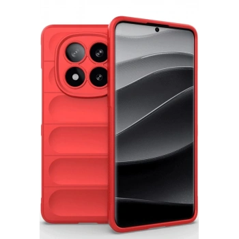 Xiaomi Redmi Note 14 Pro 4G Kılıf Optimum Silikon - Kırmızı