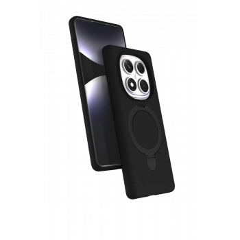 Xiaomi Redmi Note 14 Pro 5G Regal Magsafe Standlı Kapak - Siyah