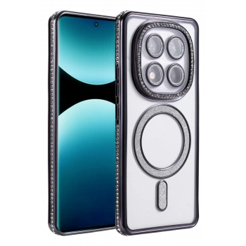 Xiaomi Redmi Note 15 4G Joke Simli Magneticsafe Kılıf - Siyah