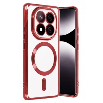 Xiaomi Redmi Note 15 Pro 5G Kross Magneticsafe Kapak - Kırmızı