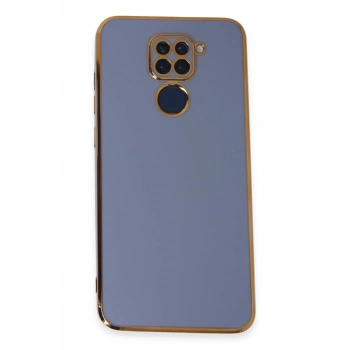 Xiaomi Redmi Note 9 Kılıf Volet Silikon - Mavi