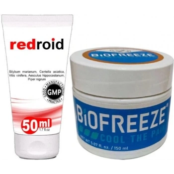 Redroid Bakım Kremi 50 ml +Biofreeze Cream 150 ml Etki