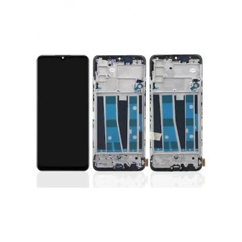 RENO 3  Ekran Ekran Çıtalı OLED (Siyah)