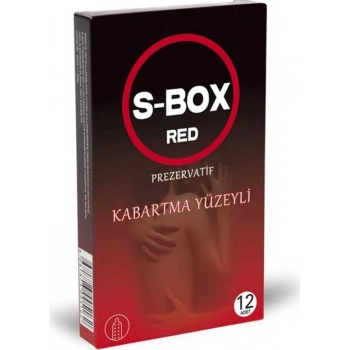 S-Box Kabartma Yüzeyli Prezervatif 12li