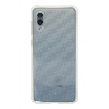 Samsung Galaxy A02 Uyumlu Kılıf Miami Şeffaf Silikon - Şeffaf