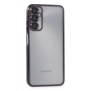 Samsung Galaxy A05S Uyumlu Kılıf Lensli Silikon - Mor