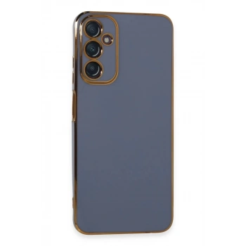 Samsung Galaxy A05S Uyumlu Kılıf Volet Silikon - Mavi