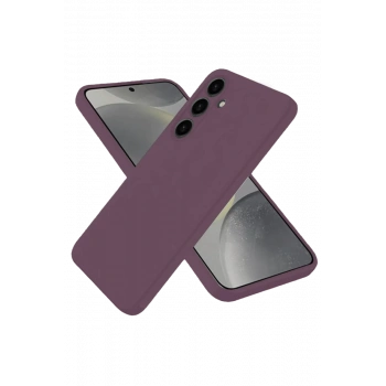 Samsung Galaxy A06 Uyumlu Kılıf First Silikon - Mürdüm