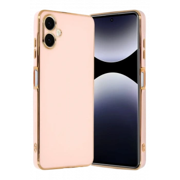 Samsung Galaxy A07 4G Uyumlu Volet Silikon - Pembe