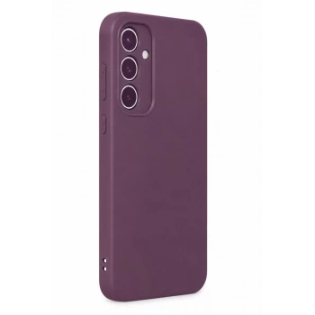 Samsung Galaxy A35 5G Uyumlu Kılıf First Silikon - Mürdüm
