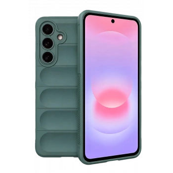 Samsung Galaxy A37 5G Optimum Silikon - Koyu Yeşil