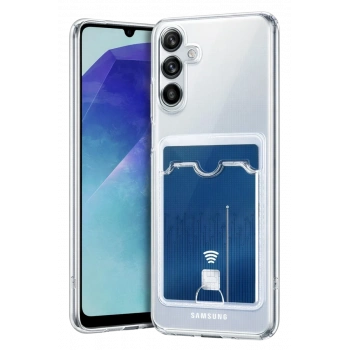 Samsung Galaxy A37 5G Uyumlu Kart Şeffaf Silikon - Şeffaf