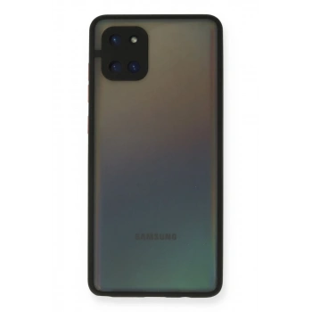Samsung Galaxy A81 / Note 10 Lite Kılıf Montreal Silikon Kapak - Siyah