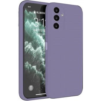 Samsung Galaxy S23 FE Uyumlu Kılıf First Silikon - Lila