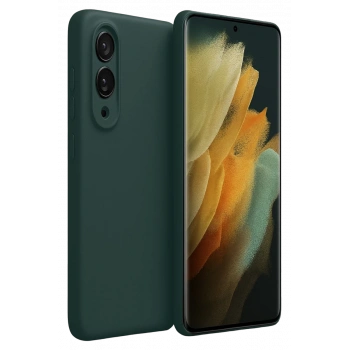 Samsung Galaxy S25 Uyumlu Edge First Silikon - Koyu Yeşil