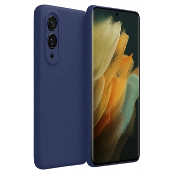 Samsung Galaxy S25 Uyumlu Edge First Silikon - Lacivert