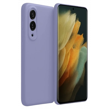 Samsung Galaxy S25 Uyumlu Edge First Silikon - Lila