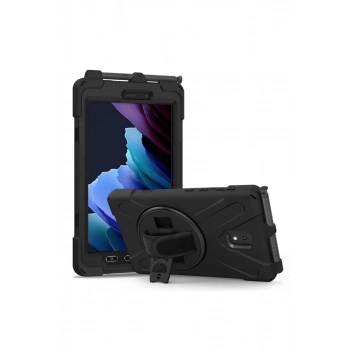 Samsung Galaxy T577 Tab Active 3 Kılıf Amazing Tablet Kapak - Siyah