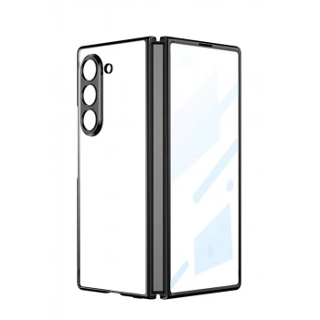 Samsung Galaxy Z Fold 5 Kılıf Fold Element Kapak - Siyah