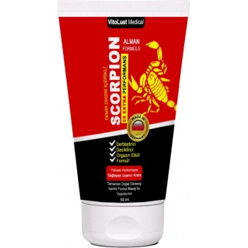 Scorpion Cream: Erkeklere Özel Krem 50 ml