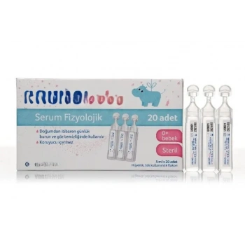 Serum Fizyolojik 5 ml x 20 Flakon