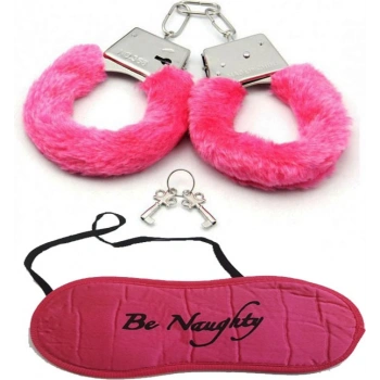 Sfastores Pembe Peluş Kelepçe Seti