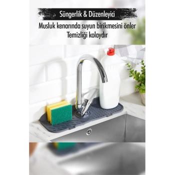 Silikon Lavabo Matı (13*36 CM)
