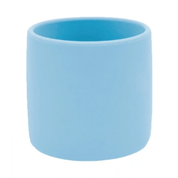 Silikon Mini Bardak Mineral Blue