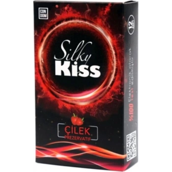 Silky Kiss Çilek Aromalı Prezervatif