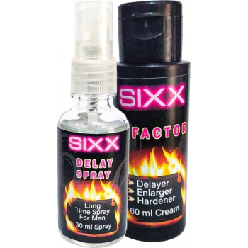 Sıxx 3x Etkişekillenme Kremi + 30 ml Delaysprey