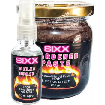 Sixx Anl Relaxer Gel 60 ml Herbal Paste Doğal Macun 240 gr