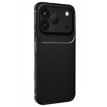 Tecno Spark 50 4G Auto Focus Karbon Kapak - Siyah