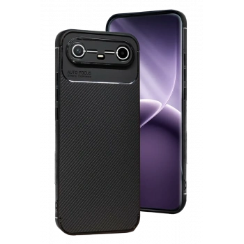Tecno Spark Slim 5G Auto Focus Karbon Kapak - Siyah