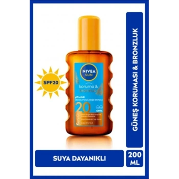 Sun SPF 20 Bronzlaştırıcı Güneş Yağı - SPF20