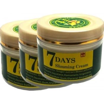 Süper 7days 7 Days Ginger 3lü Miracle Slimming Cream Kremi 100 ml