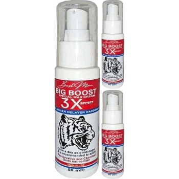 Süper Bigboost Cream 3 Adet 50 ml Erkeklere Özel 3xeffect