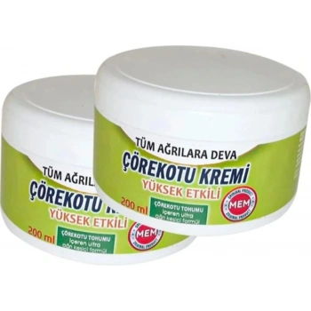 Süper Corex Çörek Otu Kremi Green Box 200 ml Ölçeğinde x 2 Adet