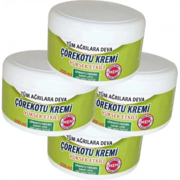 Süper Corex Çörek Otu Kremi Green Box 4 Tane x 200 ml