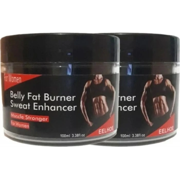 Süper Eelhoe 2 Adet Belly Fatburner Sweat Enhancer Kremi 100 ml