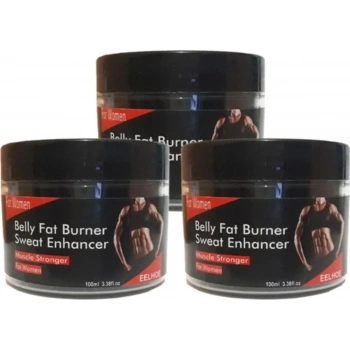 Süper Eelhoe Belly Fat 3lü Burner Sweat Enhancer Kadınlara Özel Kremi 100 ml