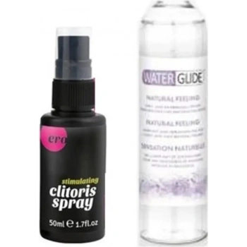 Süper Ero Clitoris Kadınlara Özel Sprey 50 Ml+Waterglide Lubricant 400ML