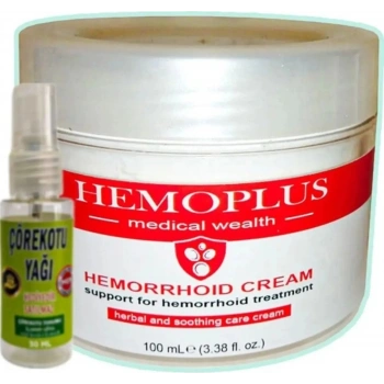 Süper Hemoplus Krem 100 ml + Çörek Otu Yağı 30 ml