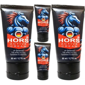 Süper Hors Active Cream 50 ml Erkek Özel 4 Adet