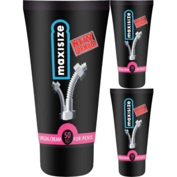 Süper Maxsize Maxi Size 3 Adet Cream Erkeğe Özel 50 ml G.ç Krem