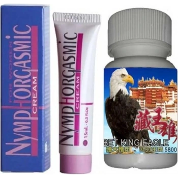 Süper Nymphorgasmic 15 Ml. Cream Kremi + T10 Hapı 10 Lu Kapsül